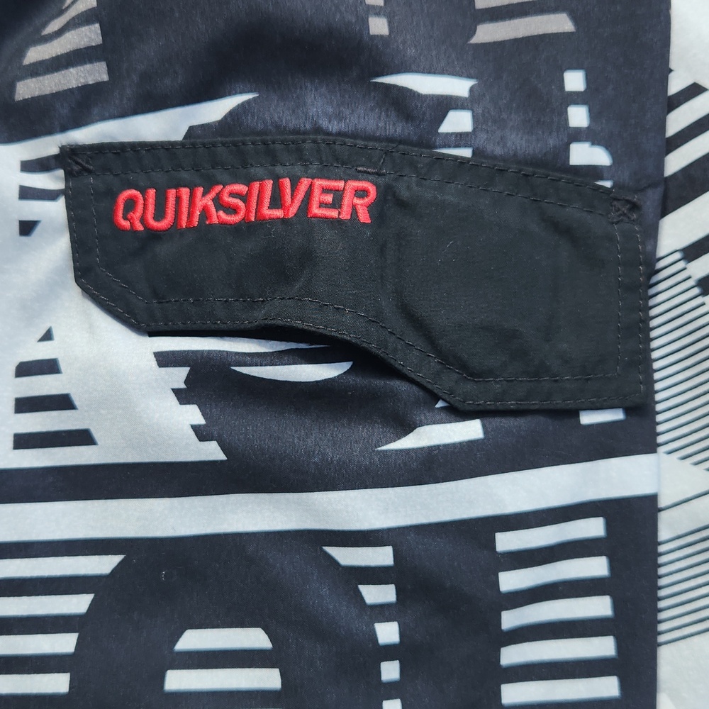Quiksilver Board Shorts Men's Size M - Grey and Black - Picture 7 of 16